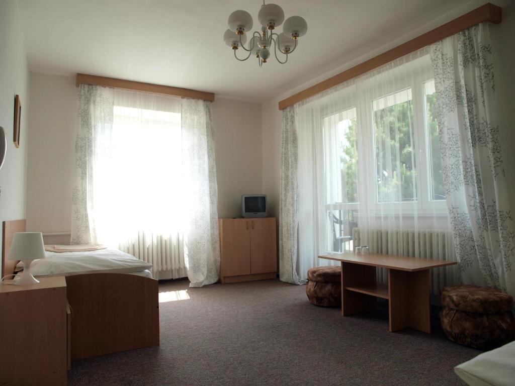 Двухместный (Двухместный номер с 2 отдельными кроватями и террасой) гостевого дома Horinka Velké Losiny, Велке Лосины