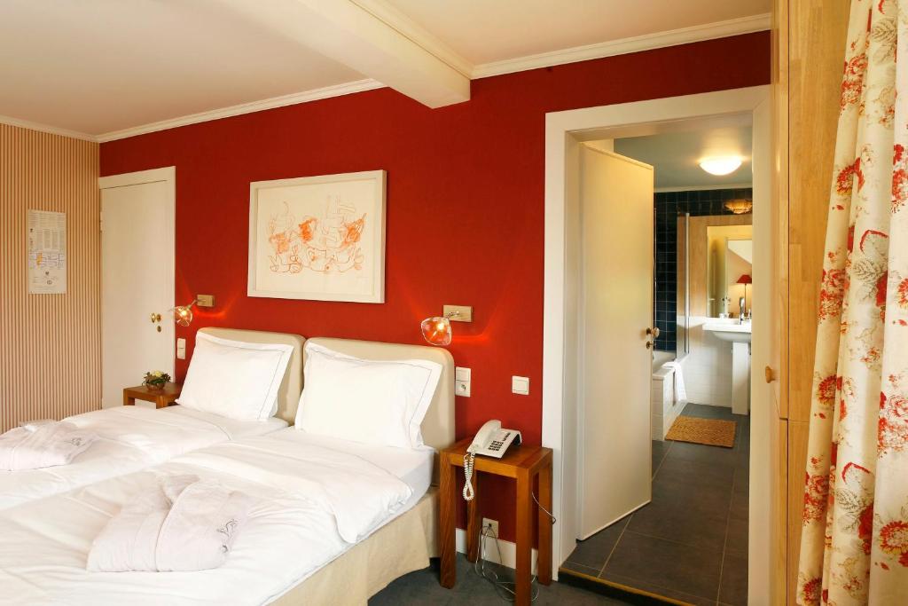 Двухместный (Двухместный номер с 1 кроватью или 2 отдельными кроватями и собственной ванной комнатой) отеля Hotel des Bains & Wellness Spa Nuxe, Робертвиль