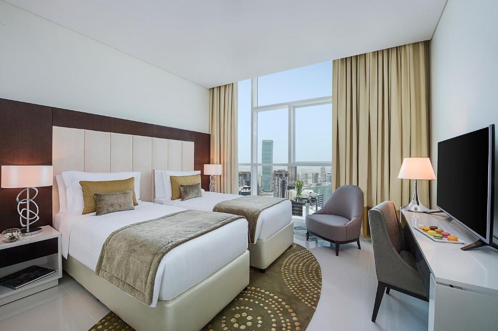 Апартаменты (Люкс с 2 спальнями - Вид на центр города) отеля DAMAC Maison Distinction, Дубай