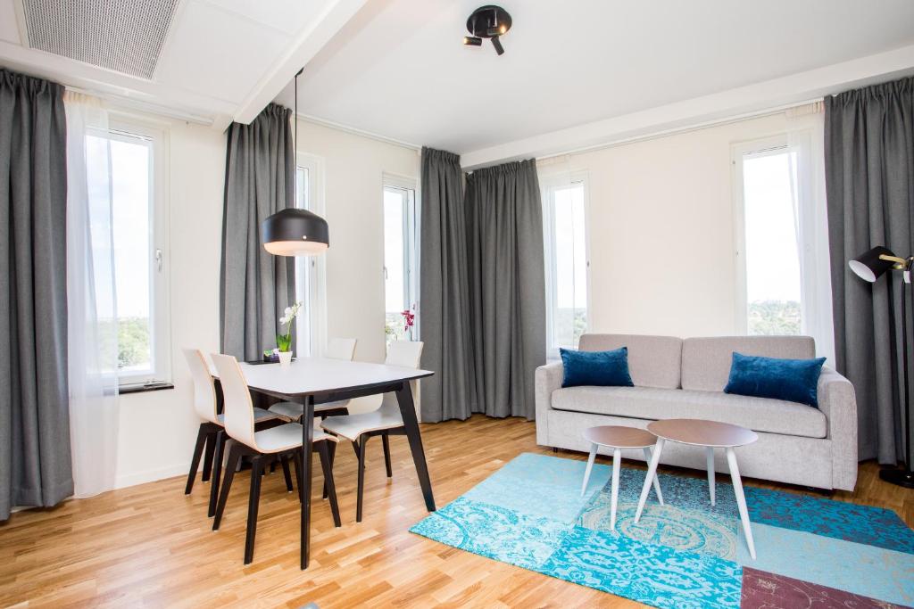 Апартаменты (Апартаменты с 1 спальней) апарт-отеля ApartDirect Älvsjö, Стокгольм