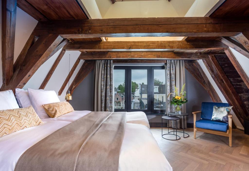 Двухместный (Двухместный номер Делюкс с 1 кроватью и красивым видом) отеля The Hendrick's Hotel, Амстердам