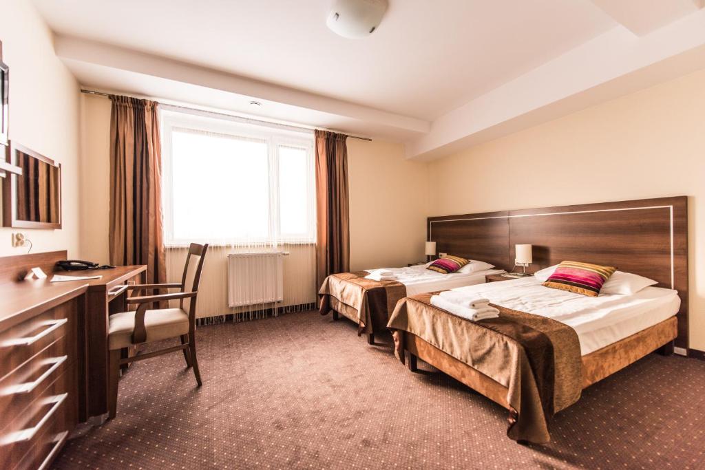 Двухместный (Двухместный номер с 1 кроватью или 2 отдельными кроватями) отеля Hotel Austeria Conference & Spa, Цехоцинек