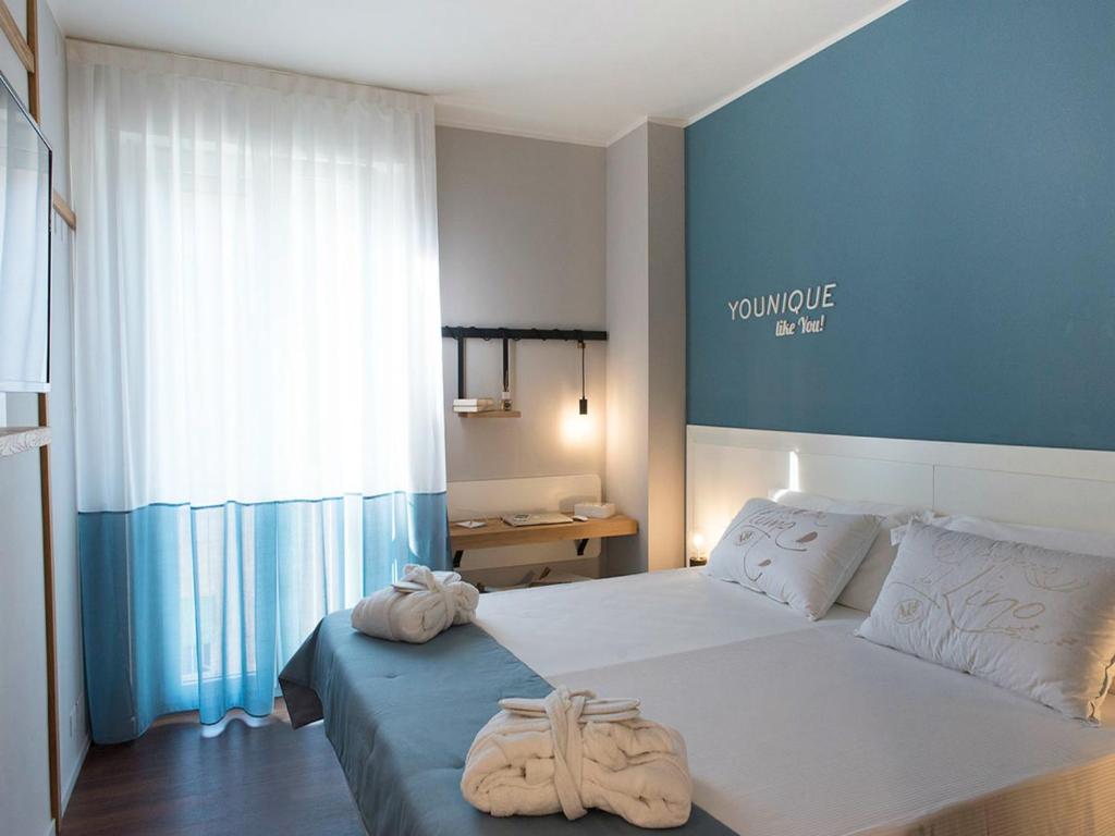 Двухместный (Двухместный номер Делюкс с 1 кроватью или 2 отдельными кроватями) отеля Hotel Polo, Риччоне