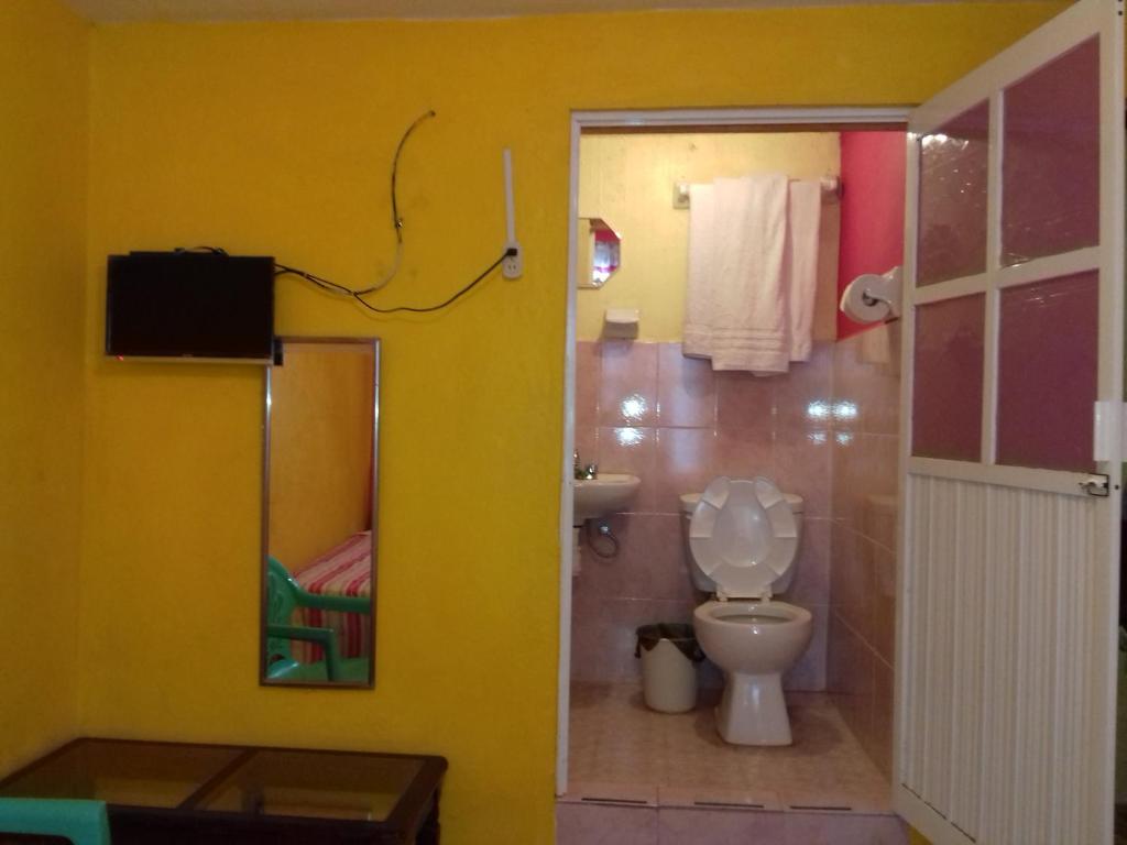 Одноместный (Одноместный номер с собственной ванной комнатой) отеля Hotel Economico, Чильтла