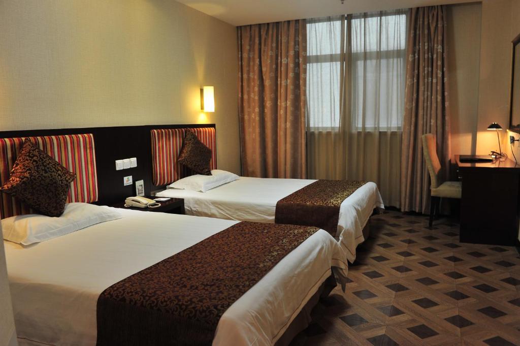 Двухместный (Бюджетный двухместный номер с 1 кроватью) отеля Elegance Bund Hotel, Шанхай