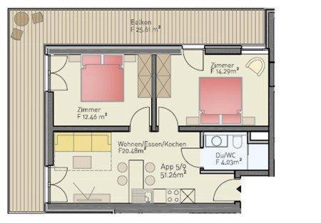 Апартаменты (Стандартные апартаменты с 2 спальнями), Apart Mountain Lodge Mayrhofen