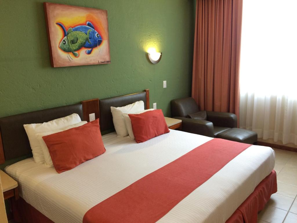 Двухместный (Двухместный номер Делюкс с 1 кроватью) отеля Hotel Enriquez, Коацакоалькос