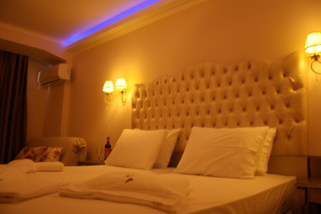 Двухместный (Двухместный номер Гранд Делюкс с 1 кроватью или 2 отдельными кроватями и видом на город) отеля Palatino Hotel, Парга