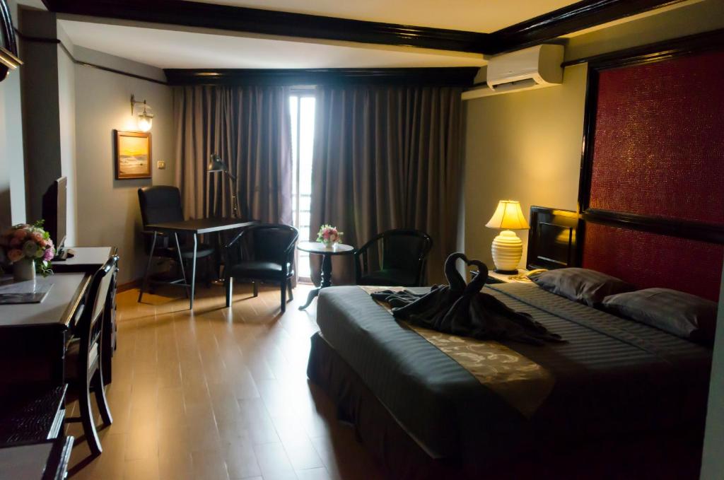 Двухместный (Двухместный номер Делюкс с 1 кроватью или 2 отдельными кроватями) отеля Town In Town Hotel Pattaya, Паттайя