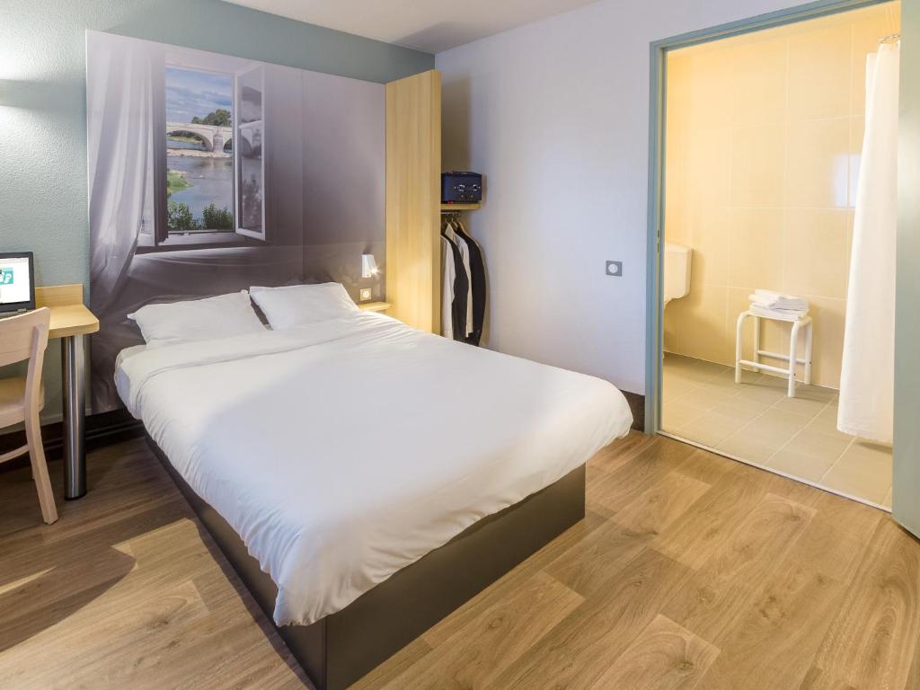 Двухместный (Двухместный номер с 1 кроватью - Подходит для гостей с ограниченными физическими возможностями) отеля B&B Hôtel Bordeaux Lormont, Бордо