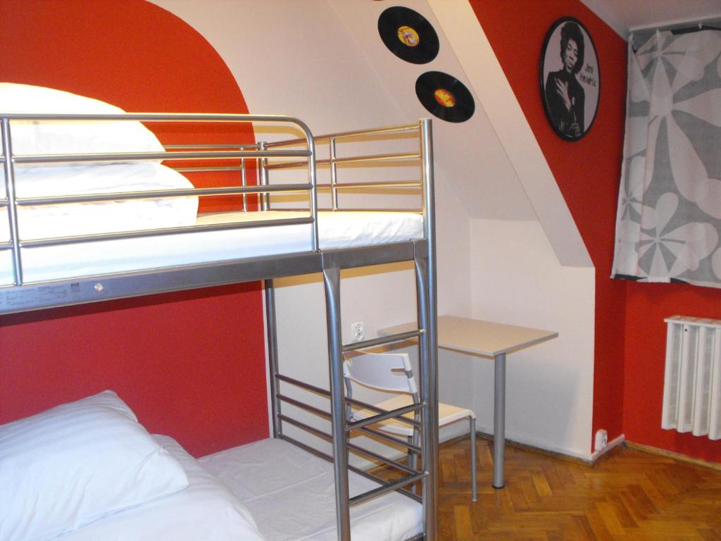 Номер (Кровать в общем номере с 4 кроватями) хостела La Guitarra Hostel Gdańsk, Гданьск