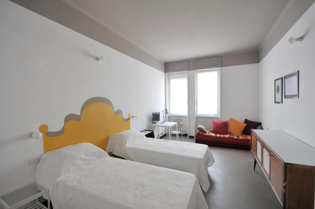 Двухместный (Двухместный номер с 2 отдельными кроватями и собственной ванной комнатой) отеля B&B Quater Lett, Милан