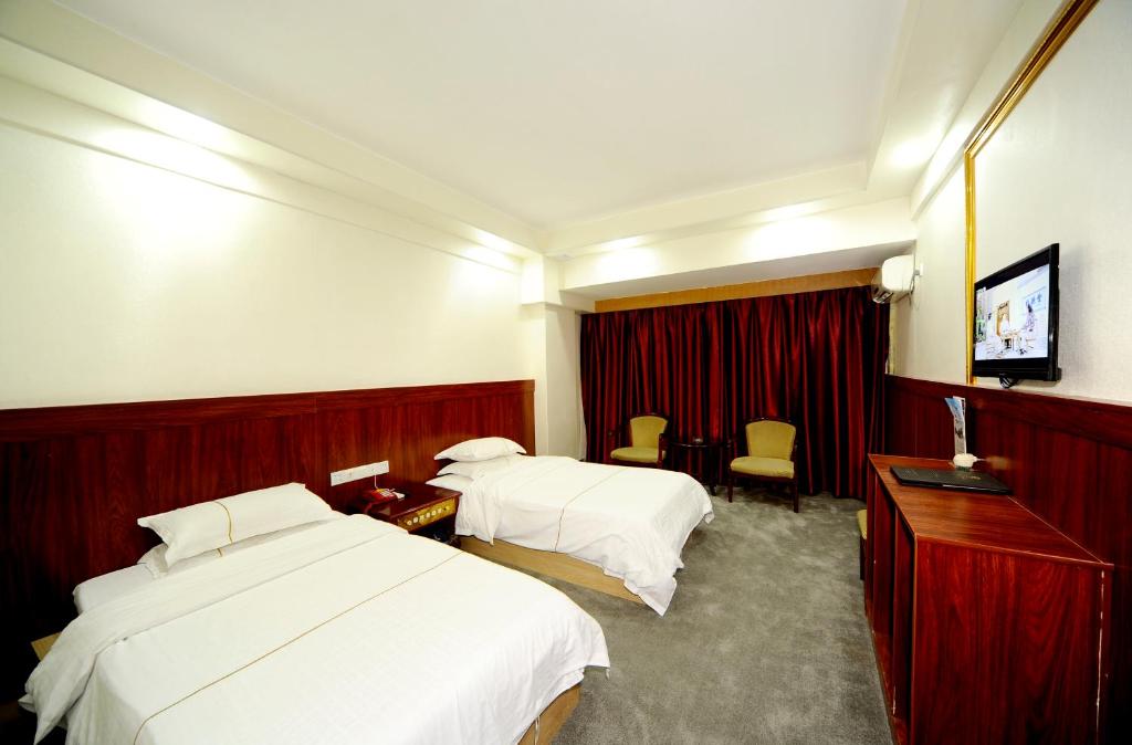 Двухместный (Двухместный номер Делюкс с 1 кроватью или 2 отдельными кроватями) отеля Guangzhou Junshan Hotel, Гуанчжоу