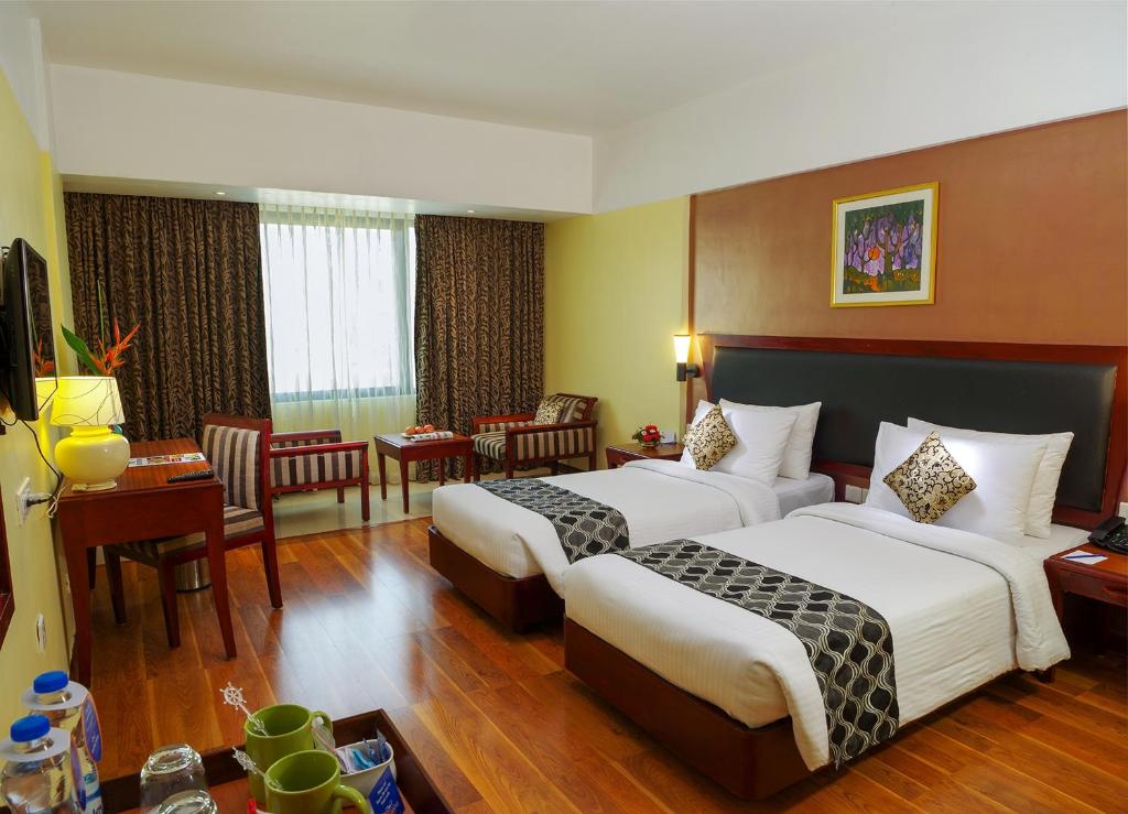 Двухместный (Представительский двухместный номер с 1 кроватью) отеля Classic Sarovar Portico Trivandrum, Тривандрум