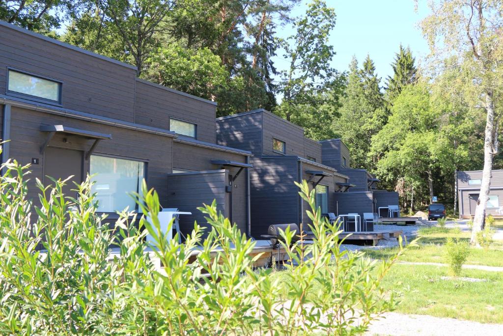 Апартаменты (Апартаменты с террасой) кемпинга Rösjöbaden Camping & Stugby, Стокгольм
