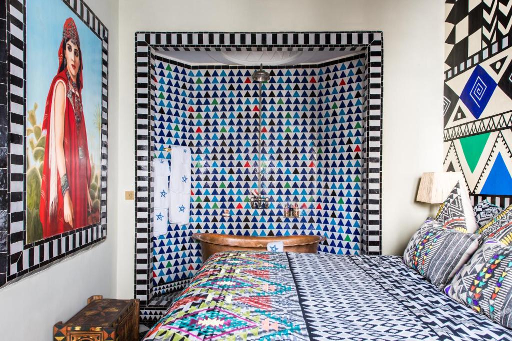Двухместный (Двухместный номер Делюкс с 1 кроватью) гостевого дома Salut Maroc!, Эс-Сувейра