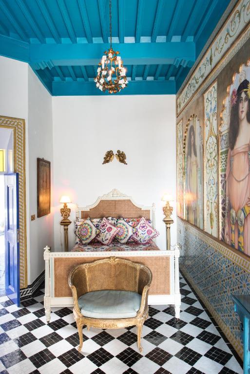 Двухместный (Двухместный номер Делюкс с 1 кроватью и видом на море) гостевого дома Salut Maroc!, Эс-Сувейра