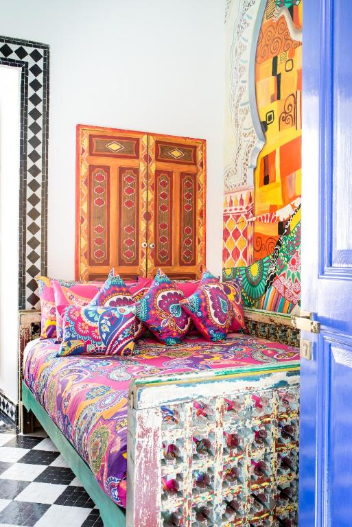Двухместный (Стандартный двухместный номер с 1 кроватью) гостевого дома Salut Maroc!, Эс-Сувейра