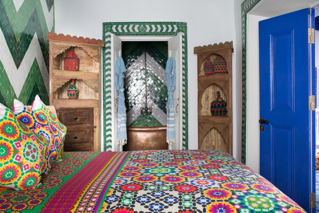 Двухместный (Двухместный номер Делюкс с 1 кроватью) гостевого дома Salut Maroc!, Эс-Сувейра