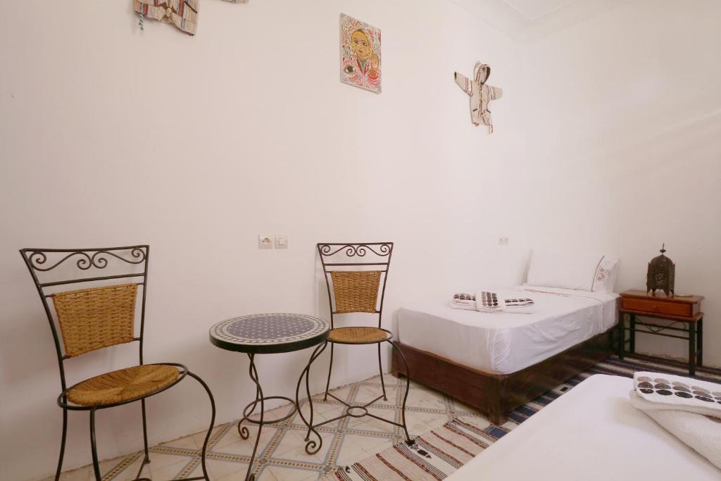 Двухместный (Двухместный номер с 2 отдельными кроватями) гостевого дома Riad Ivissa, Марракеш