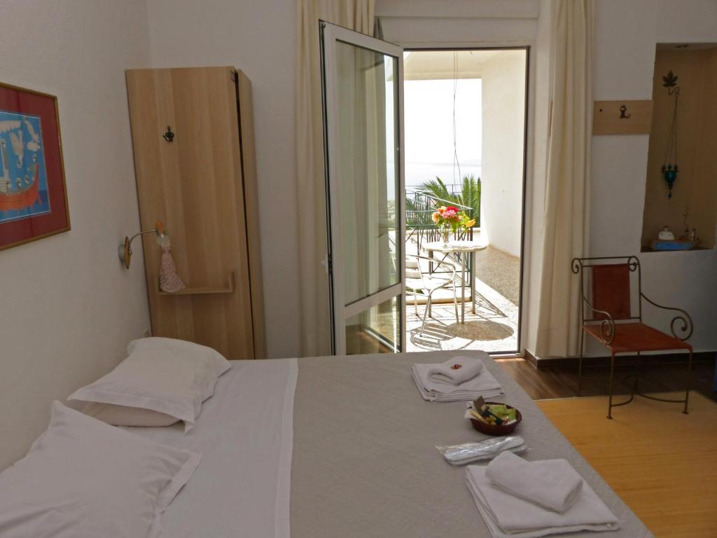 Двухместный (Двухместный номер с 1 кроватью с видом на море) отеля Akrotiri Hotel, Ханья