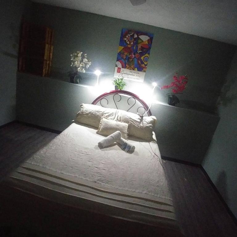 Двухместный (Двухместный номер с 1 кроватью и общей ванной комнатой) хостела Hierba De Conejo Hostel, Оахака-де-Хуарес