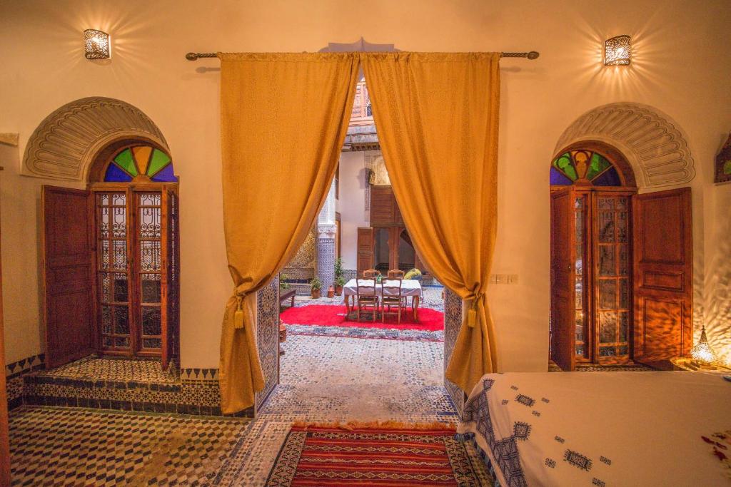 Трехместный (Трехместный номер с собственной ванной комнатой), Riad Gzira Fez