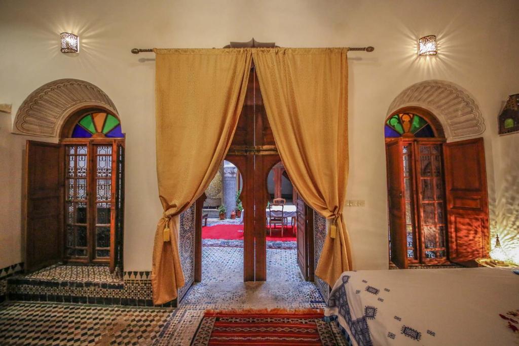 Трехместный (Трехместный номер с собственной ванной комнатой), Riad Gzira Fez