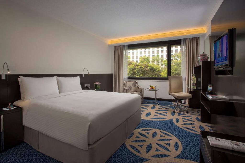Двухместный (Двухместный номер Делюкс с 1 кроватью или 2 отдельными кроватями) отеля Concorde Hotel Singapore, Сингапур (город)