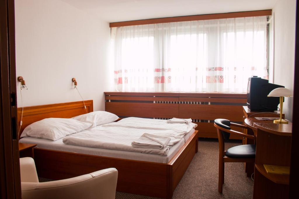 Двухместный (Двухместный номер эконом-класса с 1 кроватью или 2 отдельными кроватями) отеля Hotel Druzba, Михаловце