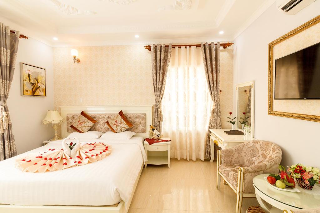 Двухместный (Двухместный номер Делюкс с 1 кроватью или 2 отдельными кроватями, вид на сад) отеля Romeliess Hotel, Вунгтау