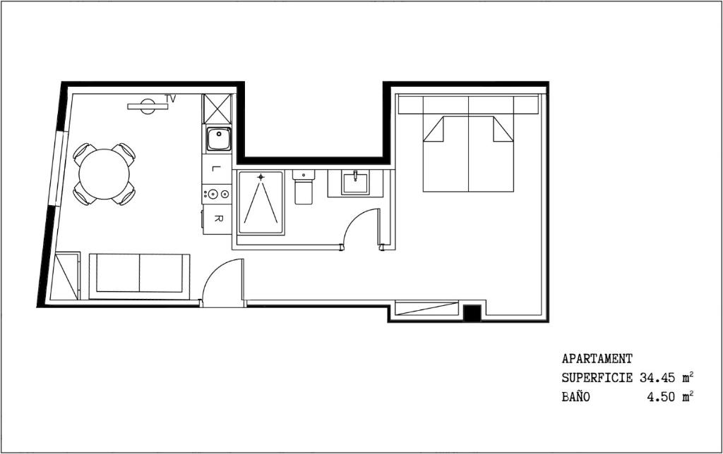 Апартаменты (Апартаменты с 1 спальней), Apartamentos Comfort Calella