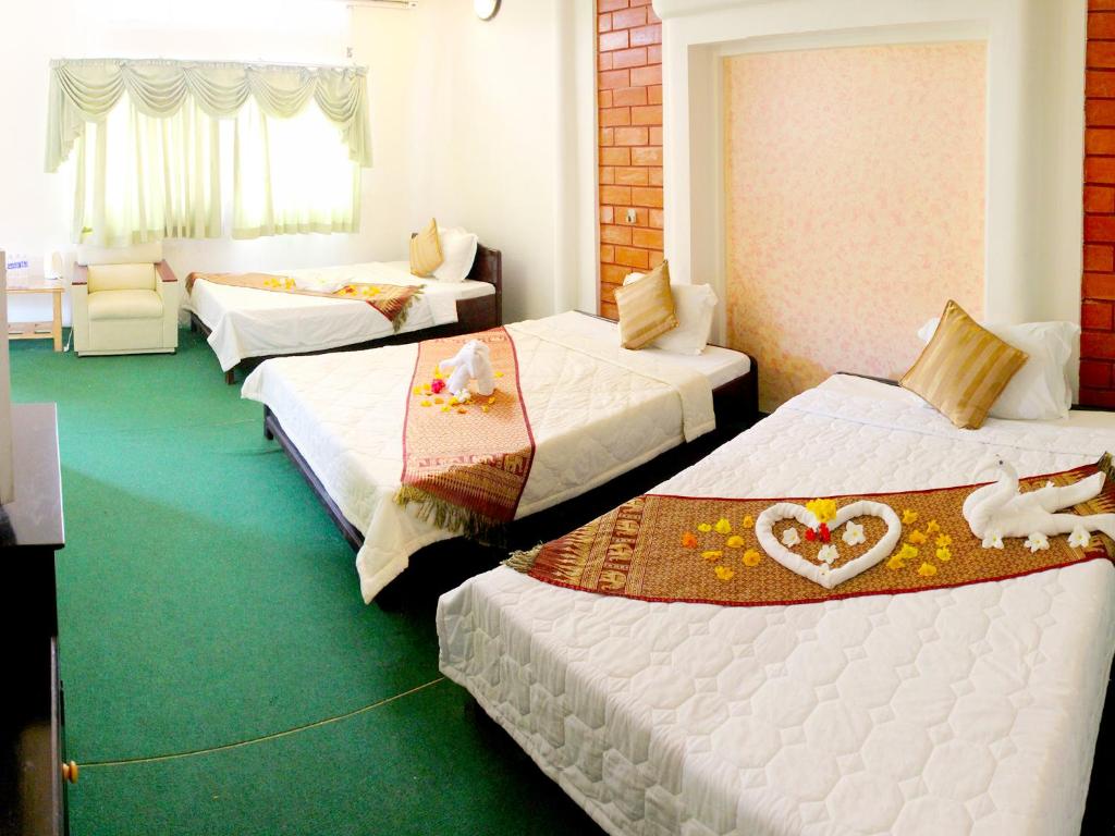 Двухместный (Двухместный номер Делюкс с 1 кроватью или 2 отдельными кроватями) курортного отеля Doi Su Resort, Фантхьет