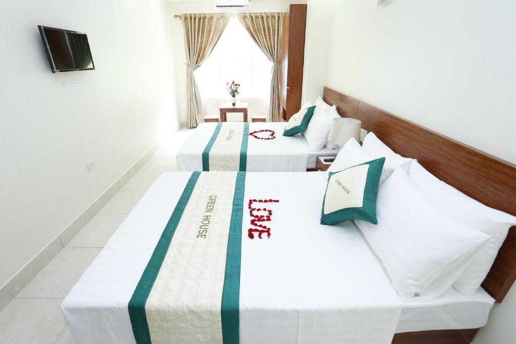 Двухместный (Двухместный номер Делюкс с 2 отдельными кроватями) отеля Ha Noi Hotel, Катба