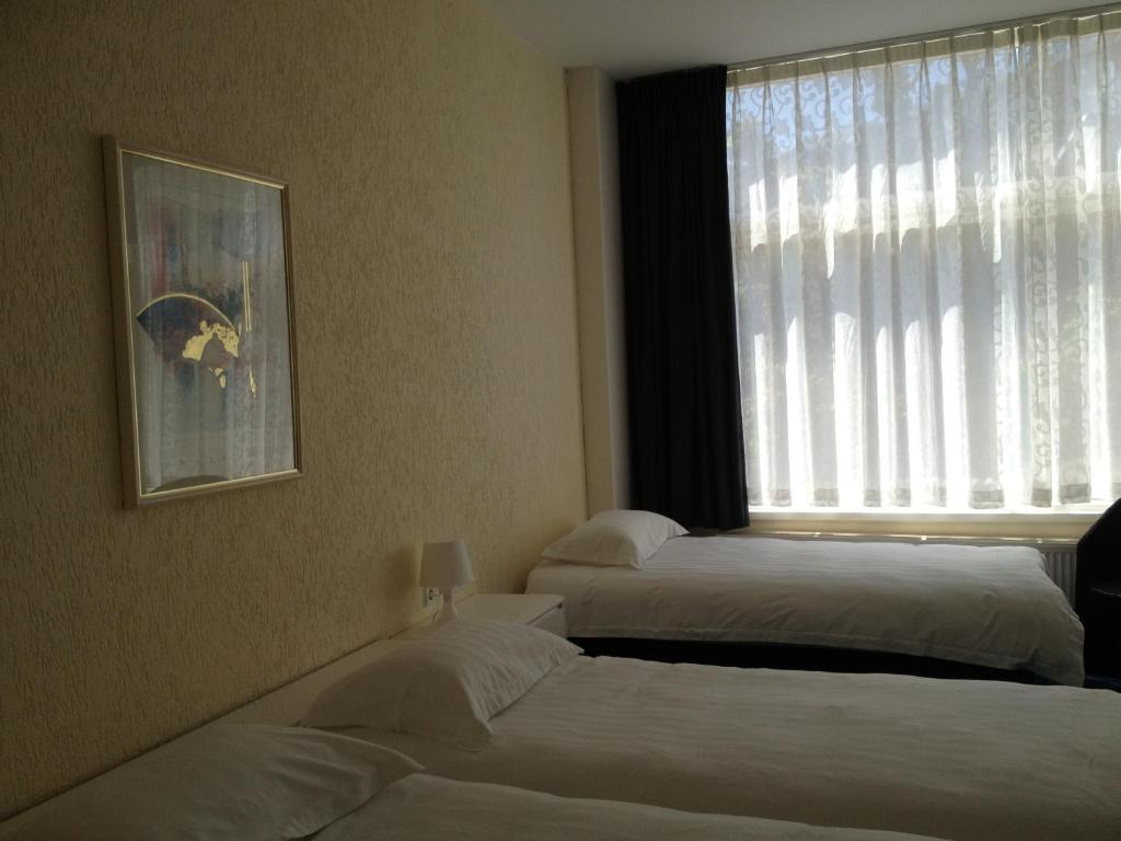 Трехместный (Трехместный номер с основными удобствами и общей ванной комнатой (На цокольном этаже)) отеля New City Hotel Scheveningen, Схевенинген