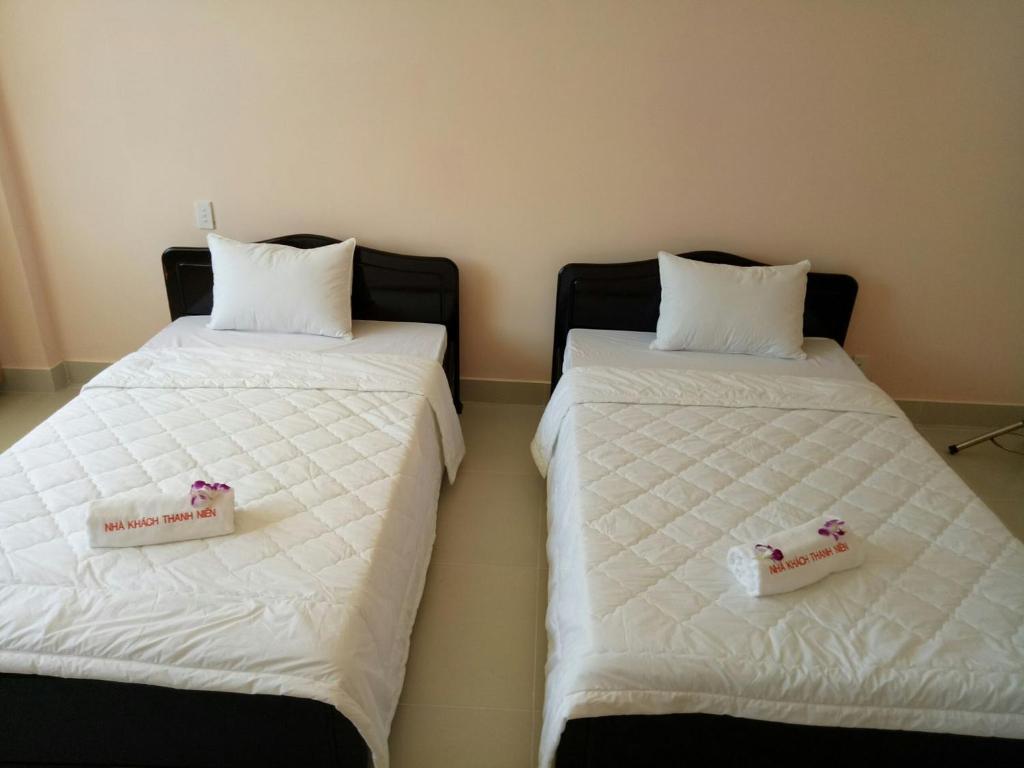 Двухместный (Бюджетный двухместный номер с 2 отдельными кроватями) гостевого дома Thanh Nien Guesthouse - Vung Tau, Вунгтау