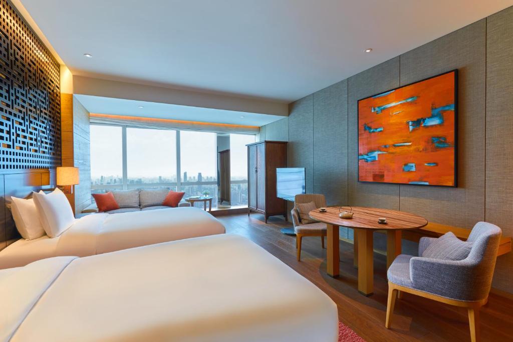 Двухместный (Номер с 2 двуспальными кроватями) отеля Park Hyatt Guangzhou, Гуанчжоу