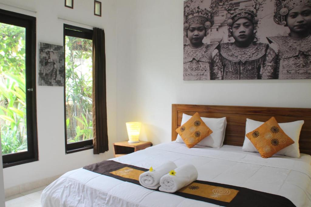 Двухместный (Двухместный номер Делюкс с 1 кроватью и балконом), Ubud Rooms B&B