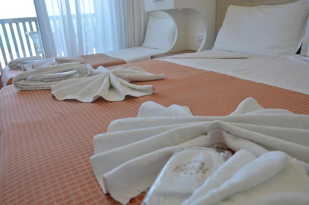 Двухместный (Двухместный номер Делюкс с 1 кроватью или 2 отдельными кроватями) отеля Eurhotel, Римини