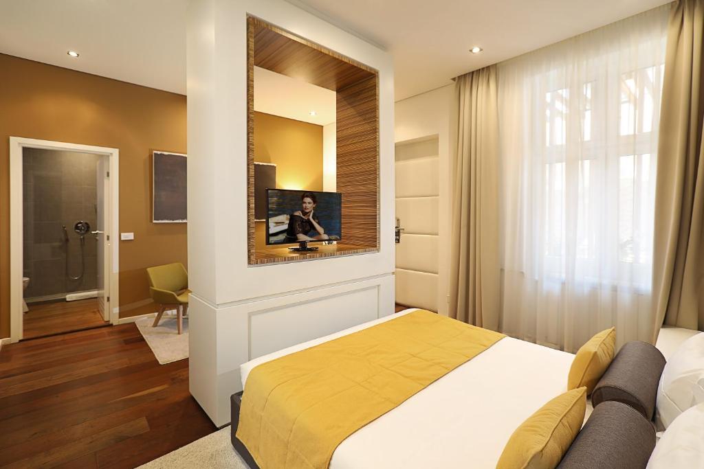 Двухместный (Двухместный номер Делюкс с 1 кроватью) гостевого дома Dominic Smart & Luxury Suites - Terazije, Белград