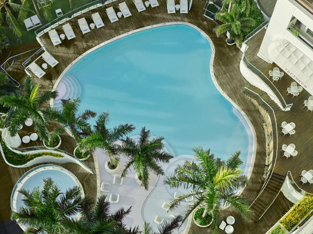 Двухместный (Двухместный номер Делюкс с 2 отдельными кроватями и видом на океан) курортного отеля Mövenpick Hotel Mactan Island Cebu, Мактан