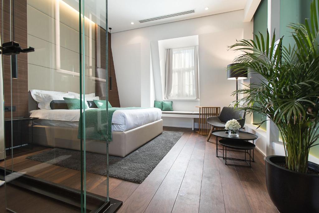 Двухместный (Двухместный номер Делюкс с 1 кроватью) гостевого дома Dominic Smart & Luxury Suites - Parliament, Белград