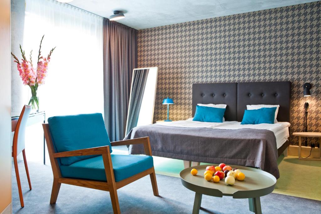 Двухместный (Улучшенный двухместный номер с 1 кроватью или 2 отдельными кроватями) отеля Kurshi Hotel & Spa, Юрмала