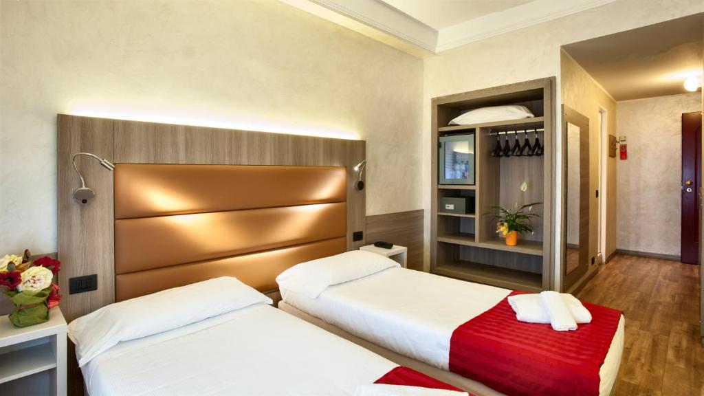 Двухместный (Двухместный номер с 2 отдельными кроватями) отеля Hotel Gamma, Милан