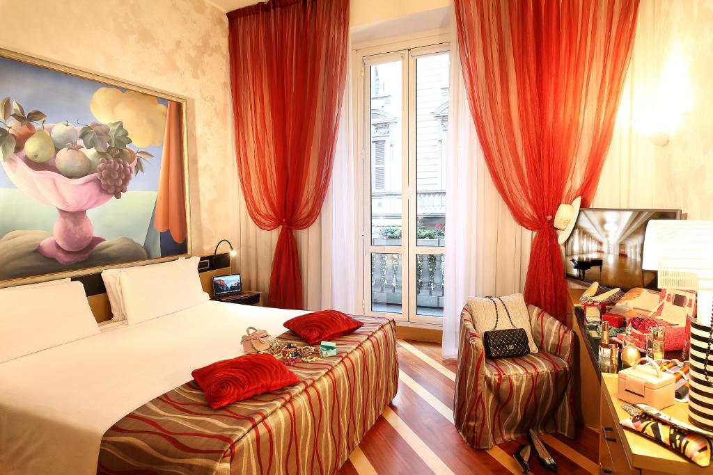 Двухместный (Двухместный номер с 1 кроватью или 2 отдельными кроватями) отеля Hotel Sanpi Milano, Милан