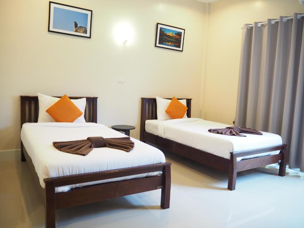 Двухместный (Бюджетный двухместный номер с 2 отдельными кроватями) гостевого дома Bann Lhong Rak Krabi, Краби