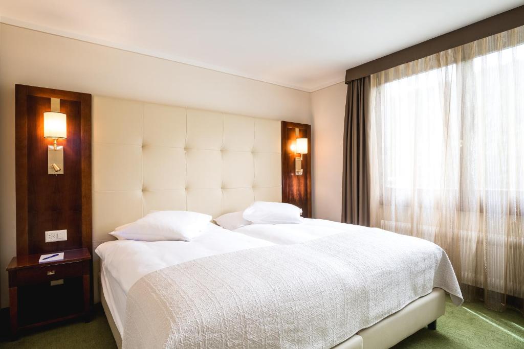 Двухместный (Улучшенный двухместный номер с 1 кроватью) отеля Hotel Reine Victoria by Laudinella, Санкт-Мориц