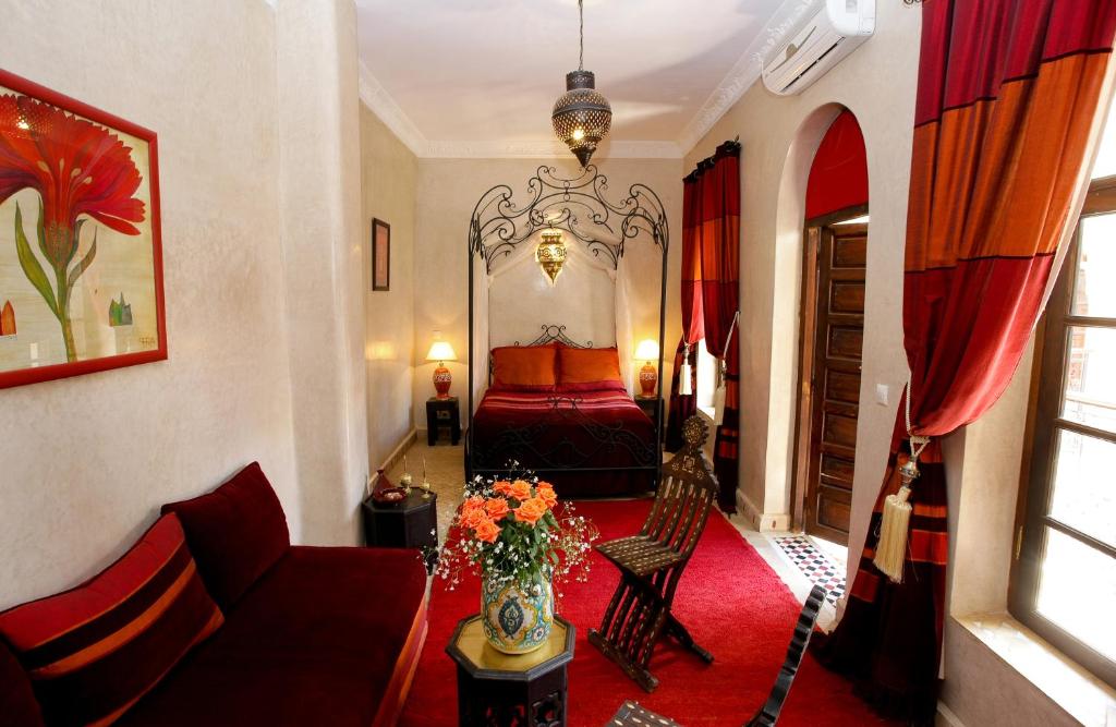 Двухместный (Двухместный номер Делюкс с 1 кроватью), Riad Djemanna