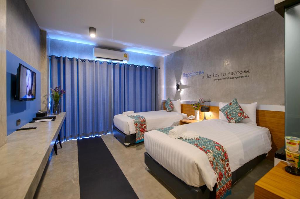 Двухместный (Двухместный номер с 2 отдельными кроватями и видом на бассейн) отеля Nap Krabi, Краби