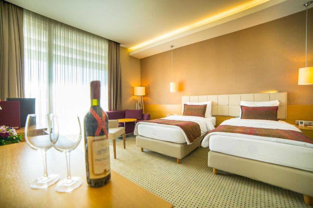 Двухместный (Представительский двухместный номер с 2 отдельными кроватями) отеля Hotel Ramada Podgorica, Подгорица